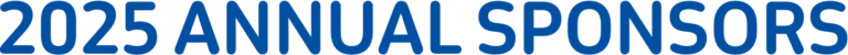 May show: Blue text reads "2023 Annual Sponsors.